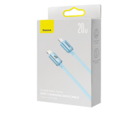 Baseus Kabel Lightning - USB-C Crystal Shine  20W 1.2m (niebieski) - 1245568 - zdjęcie 2